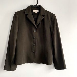 Casual Corner Dark Green Blazer 8